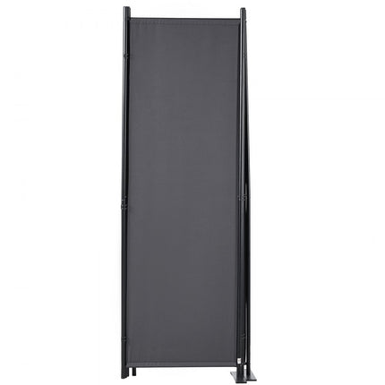 VEVOR kamerscherm 4 panelen opvouwbaar privacyscherm 99" x 12" x 63" donkergrijs
