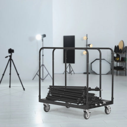 VEVOR gipsplaatwagen, 1500 pond paneelwagen met 36,02" x 24,02" dek en 5" zwenkwielen, zware gipsplaatwagen, behandeling van wandpanelen, gipsplaten, hout, voor garage, thuis