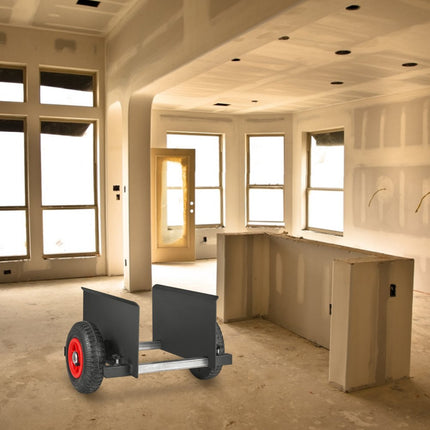 VEVOR Paneelwagen, Paneelwagen met een capaciteit van 600 pond, Zware gipsplaatwagen met 8" pneumatische wielen, Paneelwagen met verstelbare klem voor gipsplaatpanelen, Materiaalbehandeling,