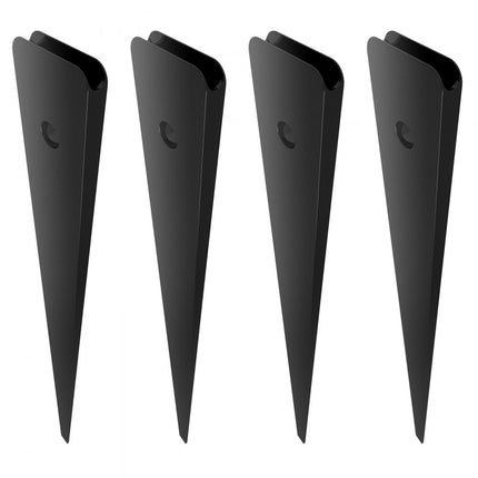 VEVOR Metalen trapbalusters 25x5,5x965mm Platte decoratieve balusters van aluminiumlegering 72-pack dekbalusters met schroeven Klassieke holle terrasleuning