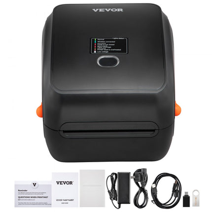 VEVOR Label Printer thermische labelprinter thermische printer labelprinter Bluetooth Usb 300DPI