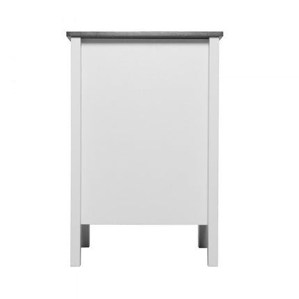 VEVEVOR bijzettafel vierkant nachtkastje USB 2-delig. Nachtkastje LED-lampje