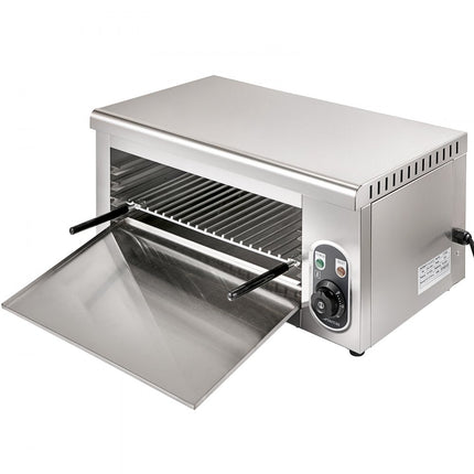 VEVOR Salamander Oven Salamander Grill 2000W Salamander Vleeskuikens 450x260 mm