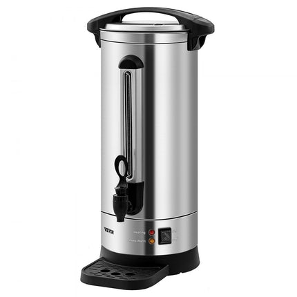 VEVOR Commerciële hete drankdispenser koffie heetwaterdispenser 110 kopjes 1500W verwarmde container heetwaterdispenser 16,4L verwarmde container sapemmer voor kantoor, feesten, café, picknick enz.