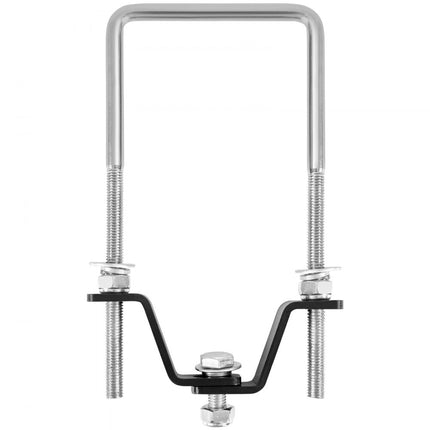 VEVOR reservewieldrager, U-bout, gegalvaniseerde reservewielbeugel, zijmontage met slot, 73 kg draagvermogen, 4 en 5 wielogen op 4", 4,5", 5" boutpatronen, voor trekhaak, scheepstrailer