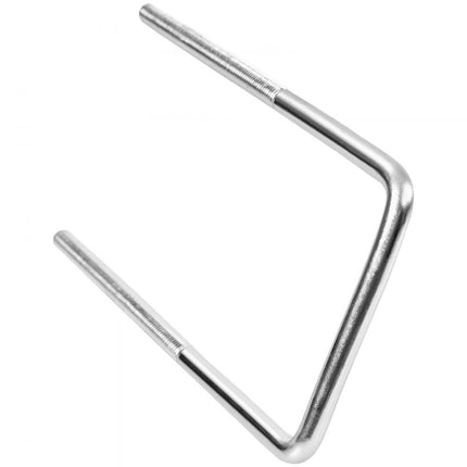 VEVOR reservewieldrager, U-bout, gegalvaniseerde reservewielbeugel, zijmontage met slot, 73 kg draagvermogen, 4 en 5 wielogen op 4", 4,5", 5" boutpatronen, voor trekhaak, scheepstrailer