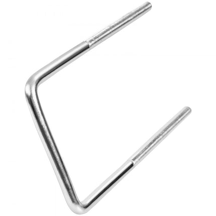 VEVOR reservewieldrager, U-bout, gegalvaniseerde reservewielbeugel, zijmontage met slot, 73 kg draagvermogen, 4 en 5 wielogen op 4", 4,5", 5" boutpatronen, voor trekhaak, scheepstrailer