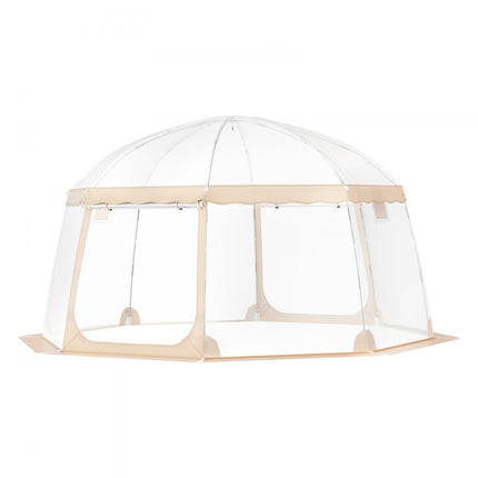 VEVOR pop-up paviljoen camping koepel bubble tent 12-15 personen 4,5x4,5x2,4m