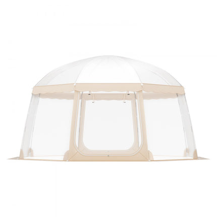 VEVOR pop-up paviljoen camping koepel bubble tent 12-15 personen 4,5x4,5x2,4m
