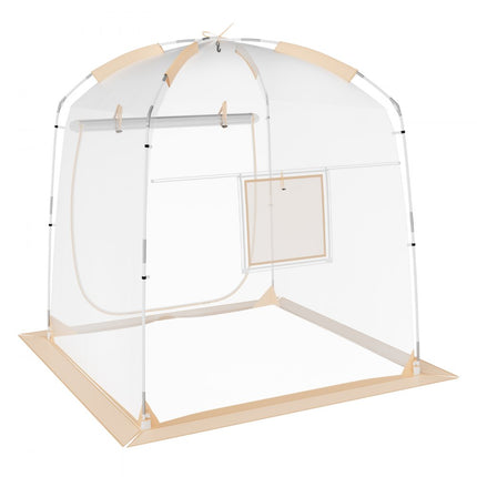 VEVOR transparante tent pop-up tent campingtent bubbel 12-15 personen 4,5x4,5x2,4m