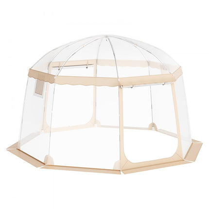 VEVOR pop-up paviljoen camping koepel bubble tent 8-10 personen 3,66x3,66x2,4m