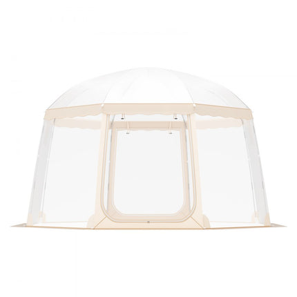 VEVOR pop-up paviljoen camping koepel bubble tent 8-10 personen 3,66x3,66x2,4m