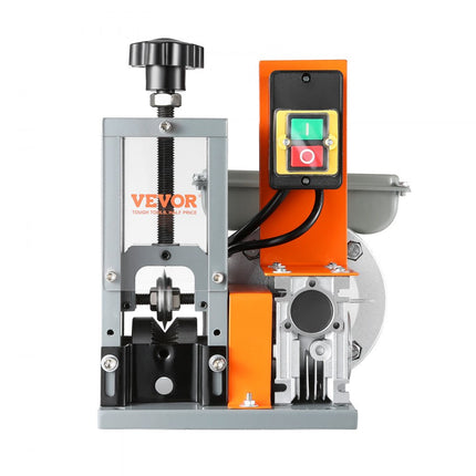 VEVOR Kabelstripmachine Elektrisch φ1.5-30mm Kabelstripmachine 180W Stripmachine 18m per minuut Snelheid Draadstripper 65Mn Veerstalen mes Ideaal voor het strippen van koperdraad