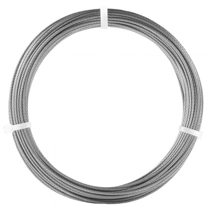 VEVOR staalkabel draadkabel draad 304 roestvrij staal Ф1.59mmx20.2m 2kN 7x7strands