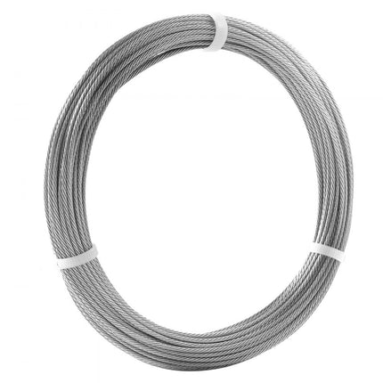 VEVOR staalkabel draadkabel draad 304 roestvrij staal Ф1.59mmx20.2m 2kN 7x7strands