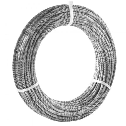 VEVOR staalkabel draadkabel draad 316 roestvrij staal Ф3.18mmx30.5m 7.1kN 7x7strands