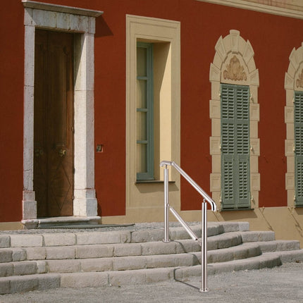 VEVOR Balustrade Trap Trapleuning voor 1 tot 5 Stappen Trapleuning van Roestvrij Staal Laadvermogen 220 lbs / 100 kg Stair Railings for Steps