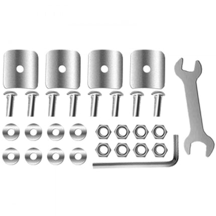 VEVOR Voedselbereidingstafel voor buiten, 24 x 14 x 33 inch, commerciële roestvrijstalen tafel, 2 verstelbare grillvoorbereidingstafels onder plank, zware keukenwerktafel voor garage, thuislocatie