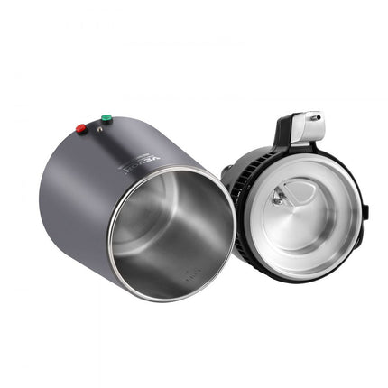 VEVOR waterdestilleerder waterdestilleerder, 4 L zuiver waterfilter voor thuiswerkblad, 750 W gedestilleerd watermaker grijs, roestvrijstalen binnendestilleerder watermachine, 1 L per uur.
