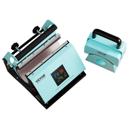 VEVOR 2 in 1 hittepers mok hoed hittemachine hoedenpers 155x80mm