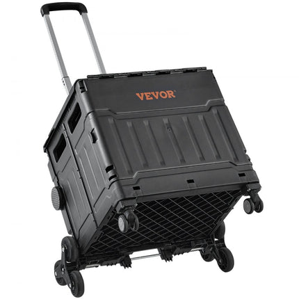 VEVOR trapklimmer 53L steekwagen transportwagen trapklimmer stapelwagen aluminium