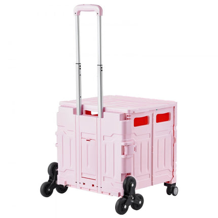 VEVOR winkelwagen opvouwbare winkelwagen winkelwagen 1330x540x915mm