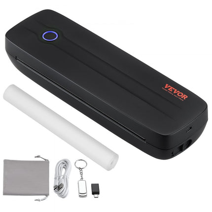 VEVOR draagbare Bluetooth-printer Inktloze thermische printer USB iOS 2600mAh