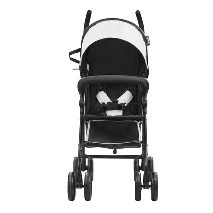 VEVOR kinderwagen kinderbuggy opvouwbare verstelbare rugleuning zwart/wit
