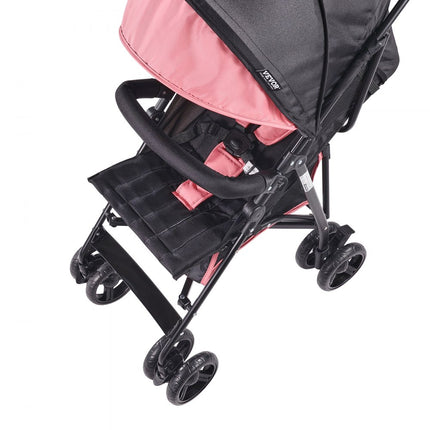 VEVOR kinderwagen kinderbuggy reisbuggy verstelbare rugleuning zwart/roze