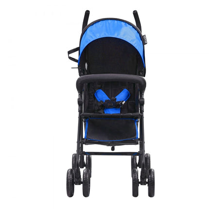VEVOR kinderwagen kinderbuggy reisbuggy verstelbare rugleuning zwart/blauw