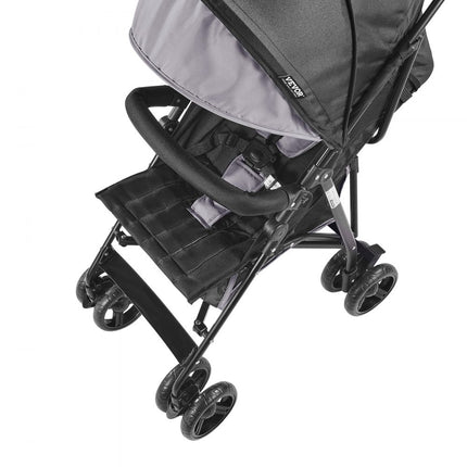 VEVOR kinderwagen kinderbuggy buggy verstelbare rugleuning lichtgrijs/zwart