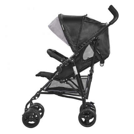 VEVOR kinderwagen kinderbuggy buggy verstelbare rugleuning lichtgrijs/zwart