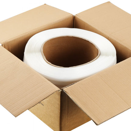 VEVOR omsnoeringsband geweven omsnoeringsband textielband 500m kraftband 800kg wit