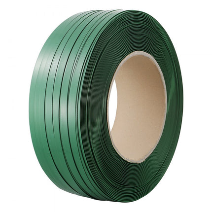 VEVOR omsnoeringstape verpakkingstape polyester-PET 15,9mm x 0,8mm x 1200m groen