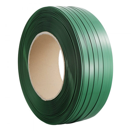 VEVOR omsnoeringstape verpakkingstape polyester-PET 15,9mm x 0,8mm x 1200m groen