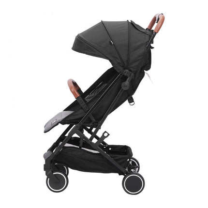 VEVOR kinderwagen, met 95°-175° verstelbare rugleuning en 0/90° verstelbare voetsteun en vouwfunctie met één klik, pasgeboren babybuggy met bekerhouder en draagtas, zwart