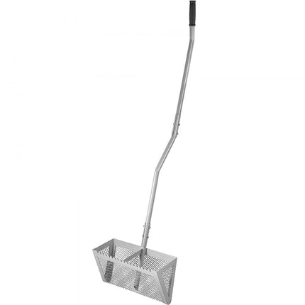 VEVOR Zand Hark 130x40x25cm Onkruidhark Strand Hark Algen Aluminium Roestvrij Staal Zwembad Hark Onkruidverzamelaar Zeef Waterplanten Puin Dode Bladeren voor Het Schoonmaken Van Meervijver Zwembad
