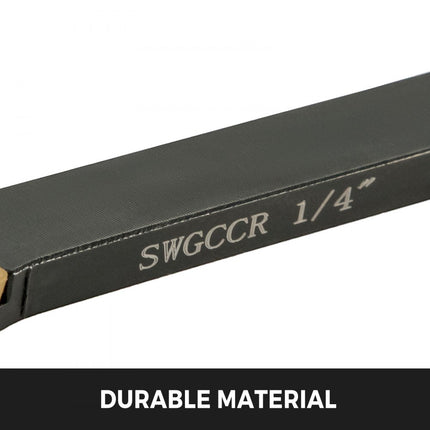 Draaigereedschapset met draaiwisselplaten Draaigereedschap draaiwisselplaten 1/4 inch 7 stuks