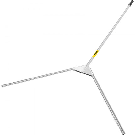 VEVOR Aquatische Onkruidsnijder, 30" Maaipad Onkruid Scheermes, Roestvrijstalen Messen Onkruidsnijder Hark, Aquatische Hark met 33 ft. Touw Mesafdekkingen Aluminium Handvat voor Strand Vijver Meer