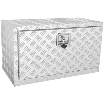 VEVOR Underbody Truck Box, 760x430x460mm pick-up opbergdoos, aluminium gereedschapskist met slot en sleutels, waterdichte trailer gereedschapskist voor vrachtwagens, bestelwagens, aanhangwagens enz. Zilver