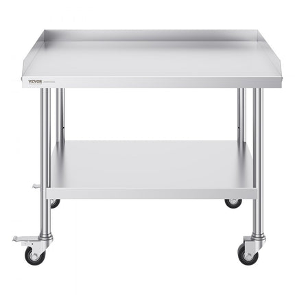 VEVOR RVS werktafel voorbereidingstafel 762x914mm commercieel oprolbaar