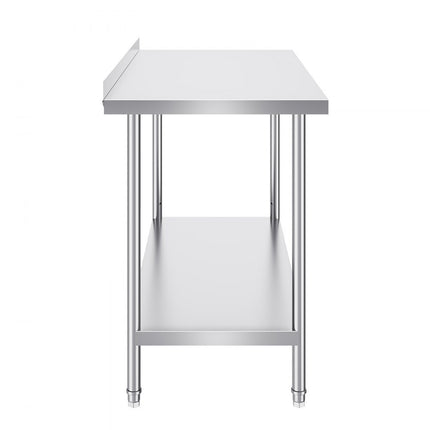 VEVOR roestvrijstalen werktafel keukenwerktafel 610x1219x914mm restaurant hotel