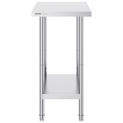 VEVOR werk- en bereidingstafel RVS voedselbereiding 61x46cm
