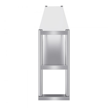 VEVOR dubbele bovenplank RVS 2-laags voorbereidingstafel 305x1829x640mm