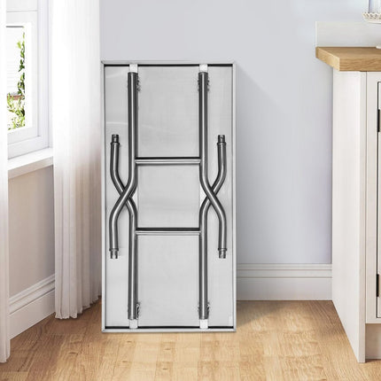 VEVOR Rvs Tafel Werktafel Keukentafel 1220 x 610 x 850 mm Roestvrij Stalen Werktafel Zilver Commerciële Werktafel Gebruikt in de Gezinskeuken Garage