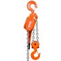 VEVOR rateltakel staal 6T laadvermogen katroltakel 2,8 m hefhoogte hefboomtakel Ф10x30 mm kettingtakel maat 340N tractie Heavy-duty dubbele palrem ratel kettingtakel