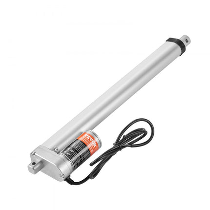 VEVOR 1000N Lineaire actuator DC 12V Lineaire aandrijving IP54 Elektrische lineaire motor 300 mm Slaglengte Geluidsniveau ≤50 dB Elektrische deuropener 14 mm/s Rijsnelheid Lineaire technologie Aanpassing Aandrijving