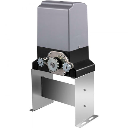 VEVOR automatische schuifpoortopener 1497kg, poortopeningsmotor met 2 afstandsbedieningen, opritrolpoort, afstandsbediening afstand 70m, schuifpoortdeuropener