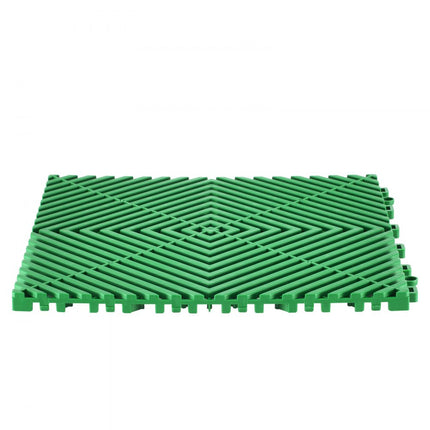 VEVOR 50 x drainagemat garagevloertegels in elkaar grijpend 31x31cm