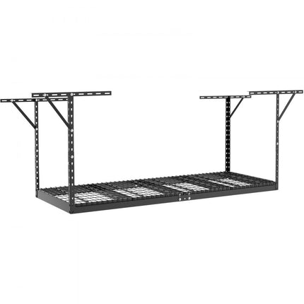 VEVOR 36" x 96" Garageplafondplank Garageplafondplank Verstelbare koudgewalste stalen planken voor garageopslagorganisatie 500lb Draagvermogen 22"-40" Zwart